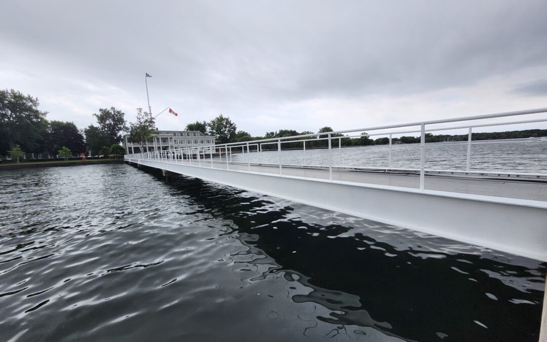 Case Study: Vapour Blasting and Epoxy Painting Restore RCYC Jetty